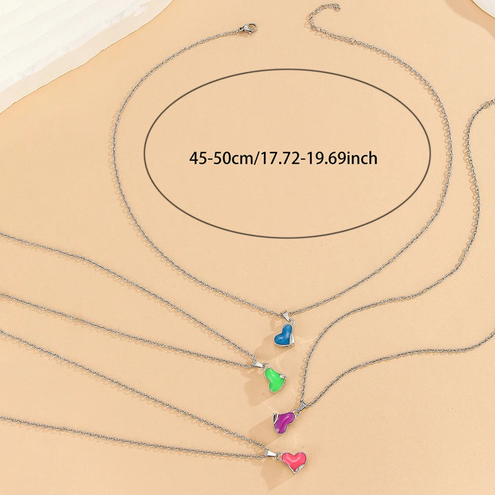 4 Best Friends Clover Glow Magnetic Necklace