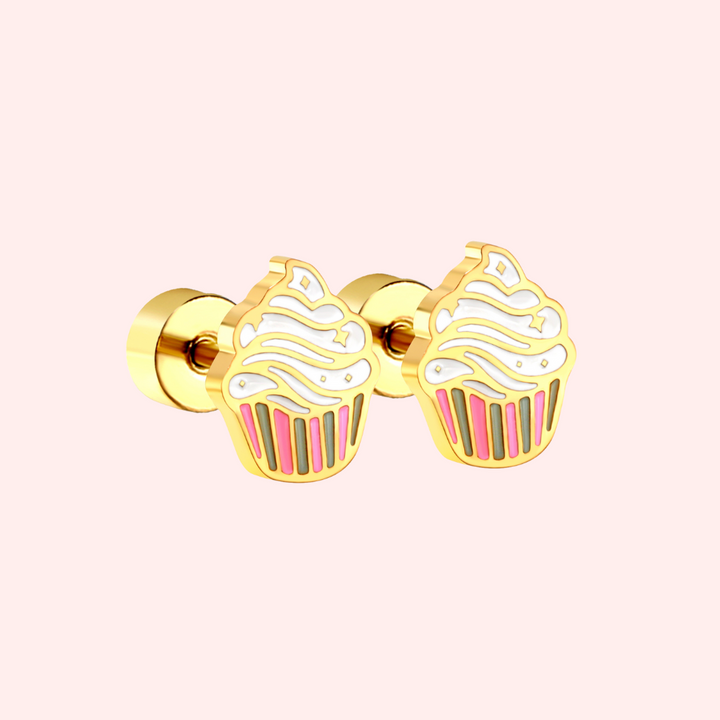 Cupcake Flat Back Earrings