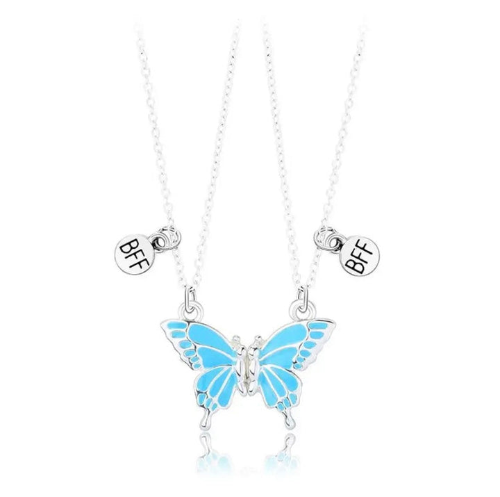 Butterfly BFF Friendship Necklace