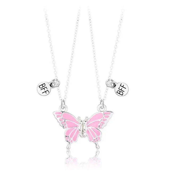 Butterfly BFF Friendship Necklace