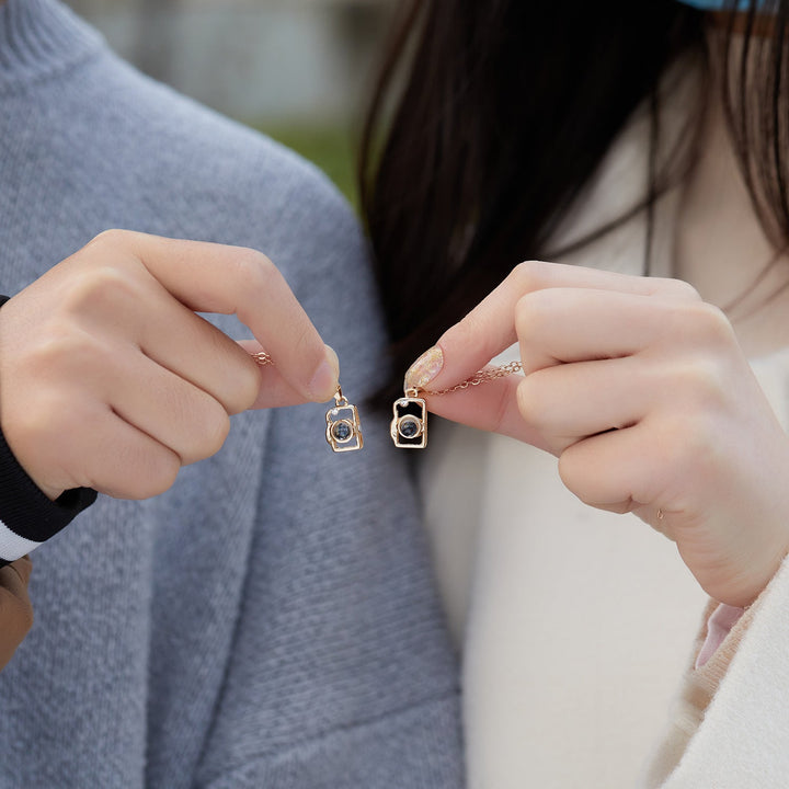 I Love You in 100 Languages BFF Camera Necklace