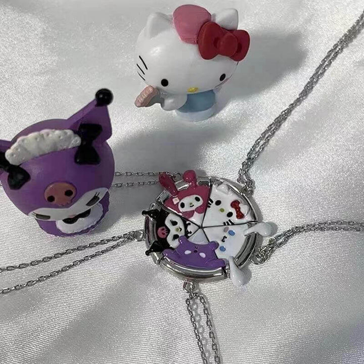 Saniro BFF Pizza Necklace Set for 5 Besties